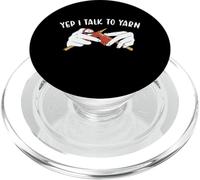 Oui, Je Parle à Yarn Knitting PopSockets PopGrip pour MagSafe