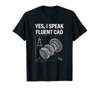 Oui, Je Parle couramment l'ingénierie CAO T-Shirt