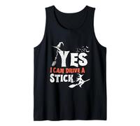 Oui, Je Peux Conduire Un bâton pour Halloween Débardeur