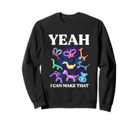 Oui, Je Peux Faire ça Artiste créateur d'animaux en Ballons Sweatshirt