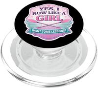 Oui, Je Rame comme si Une Fille Voulait des leçons Une équipe d'aviron Amusante PopSockets PopGrip pour MagSafe