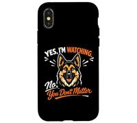 Oui, Je Regarde. Non, Vous n'avez Pas d'importance - Berger Allemand Coque pour iPhone X/XS
