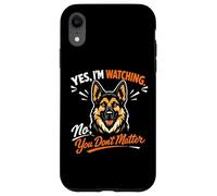 Oui, Je Regarde. Non, Vous n'avez Pas d'importance - Berger Allemand Coque pour iPhone XR