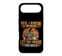 Oui, Je Sais Que Je suis en feu, Laisse-Moi Terminer Cette Soudure - Welder Coque pour iPhone Air