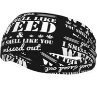 Oui, Je Sens l'herbe, tu Sens comme si tu avais raté. Bandeau de Sport Unisexe pour la Course à Pied.