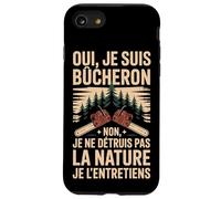 Oui Je suis Bûcheron La Nature Je L'entretiens Coque pour iPhone SE (2020) / 7/8