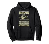 Oui Je Suis Maçon Biensur Humour Ouvrier Outils Homme Cadeau Sweat à Capuche