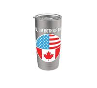Oui, je suis tous les deux canadiens américains Gobelet isotherme en acier inoxydable double paroi