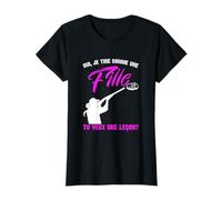 Oui Je Tire Comme Une Fille Tir Au Skeet Ball-Trap T-Shirt