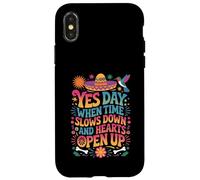 Oui Jour: Quand Le Temps ralentit et Que Les cœurs s'ouvrent Coque pour iPhone X/XS