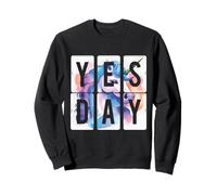 Oui Jour Yes Day Licorne Arc-En-Ciel Sweatshirt