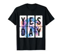 Oui Jour Yes Day Licorne Arc-En-Ciel T-Shirt