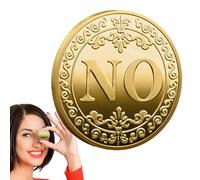 Oui Non Decision Maker Coin - Metal Choice Coin, Souveniture Collectible Coin, Metal Collection Coin | Faites Une Pièce De Collection De Choix De Décision, Oui Ou Non du Décideur Lucky Coin pour Amis