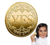 Oui Non Décision-Makers - Metal Memoral Coin | Coin ÉLectorale Pour Adultes, Pièces De Collection À Double Face Comme Un Porte-Chance, IDée Cadeau Vintage Pour Les Amoureux Des Pièces, Une Aide À La P