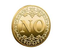 Oui Non Pièces de monnaie - Pièces de collection en métal, Oui ou Non | Pièces de monnaie pour collectionneurs, Pièces de collection, Pièce chanceuse, Oui Non Pièce de Créateur de décision, Cadeau