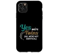 Oui Nous Sommes Jumeaux Non Nous ne Sommes Pas identiques à Une Famille correspondante Coque pour iPhone 11 Pro Max