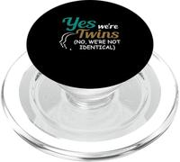 Oui Nous Sommes Jumeaux Non Nous ne Sommes Pas identiques à Une Famille correspondante PopSockets PopGrip pour MagSafe