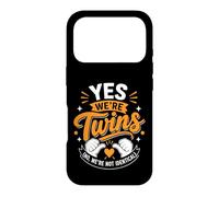 Oui, Nous Sommes Jumeaux Non, Nous ne Sommes Pas identiques Coque pour iPhone 17 Pro