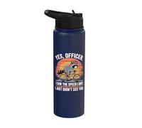 Oui, Officier. Je N'ai Juste Pas Vu. Stainless Steel Insulated Water Bottle