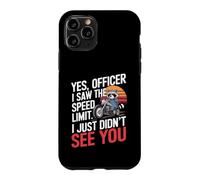 Oui Officier Je n'ai Pas Vu Moto Coque pour iPhone 11 Pro