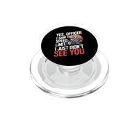 Oui Officier Je n'ai Pas Vu Moto PopSockets PopGrip pour MagSafe