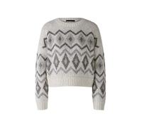 OUI Pull-over gris / gris clair / argent, Taille XXL