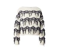 OUI Pull-over noir / blanc, Taille XL