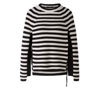 OUI Pull-over 'Rubi' noir / blanc, Taille M