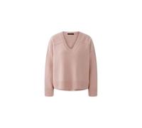 Oui - Pull ras du cou en V - Femme - Pulls - Rose - Taille: 36 FR