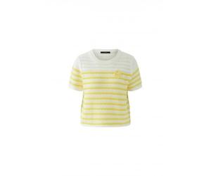 Oui - Pull Rayé à Manches Courtes - Femme - Pulls - Multicolore - Taille: 36 FR