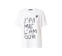 OUI T-shirt bleu marine / blanc, Taille S