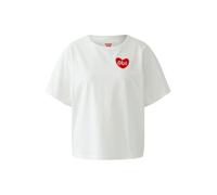 OUI T-shirt rouge / blanc, Taille XL