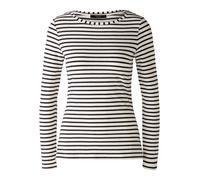 OUI T-shirt 'SUMIKO' noir / blanc cassé, Taille M