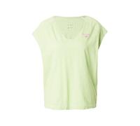 OUI T-shirt vert pastel / rose clair / blanc, Taille M