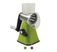 OuiChef Râpe manuelle multifonction 3 lames interchangeables en acier inoxydable