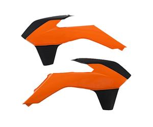 Ouie de radiateur Acerbis orange/noir