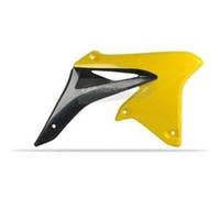 POLISPORT 8413600003 - Caches de Radiateur Solides et durables Compatible avec Les Motos Suzuki en Couleur Noir/Jaune