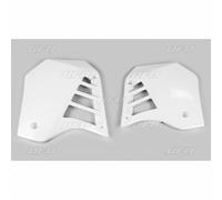 Ouïes de radiateur UFO blanc motocross YAMAHA YZ 125 1987 - 1988