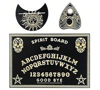 Ouija Board Ouija - Planche de communication mystique pour contact fantôme - Planche noire pour le spiritisme - Idéal pour les sessions spirituelles et les activités de groupe - Cadeau spécial pour