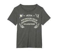 Ouija Classic Game Board Vintage Logo T-Shirt, Femme Grandes Tailles, Asphalte, 5X