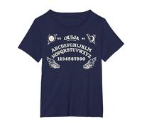 Ouija Classic Game Board Vintage Logo T-Shirt, Femme Grandes Tailles, Bleu Marine, 2X