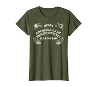 Ouija Classic Game Board Vintage Logo T-Shirt, Femme, Olive, XS