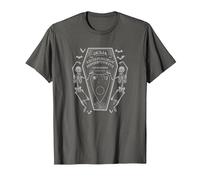 Ouija Coffin Board Skeletons T-Shirt, Homme, Asphalte, 4XL