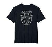 Ouija Coffin Board Skeletons T-Shirt, Homme Grandes Tailles, Noir, 2X Tall
