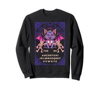 Ouija Planche Vampire Chat Oui Non Gothique Ouija Païen Satanique Sweatshirt