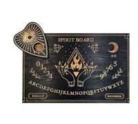 Ouija Spirit Board - Planche de divination à messages en bois, planchette avec chiffres | Pendule décideur pour salles de méditation de yoga à domicile, ensemble d'outils de guidage de décoration spir