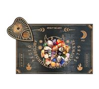 Ouija Spirit Board - Tableau De Canalisation, Tableau De Communication | Planche De Message En Bois Avec Lettres Et Chiffres, Décorations Spirituelles, Planche Pendule Pour Garçons, Filles, Cadeaux En