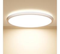 OUILA Ø22CM Plafonnier Led, 18W Moderne Lumiere Plafond Etanche 4000K Rond Plafonnier Luminaire 1600LM Plafonier Salle de Bains, Salon, Chambre, Cuisine, Balcon, Couloir