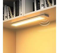 OUILA Lampe de Placard avec Détecteur de Mouvement, 36 LED Lampe 3000K USB Sans Fil Veilleuse, Armoire, Escalier, Couloir, Cuisines, Garage, Bord de Lit(2 Pack, 23cm)