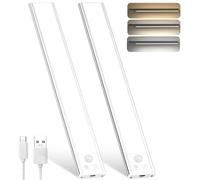 OUILA Lampe de Placard, Eclairage Led Rechargeable Interieur Placard,Sans Fi,Dimmable Lampe Led Detecteur Mouvement,Lumière Led pour Armoire Placard Escalier Cuisine